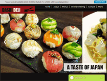 Tablet Screenshot of dashi-deli.com